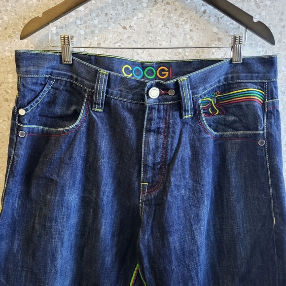 Coogi Men Vtg ,Y2k, Australian Authentic Embroidery, Baggie Style, Size 36Wx 34L - Picture 13 of 16